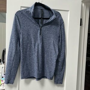 Lululemon blue 1/4 zip long sleeve shirt men’s small
